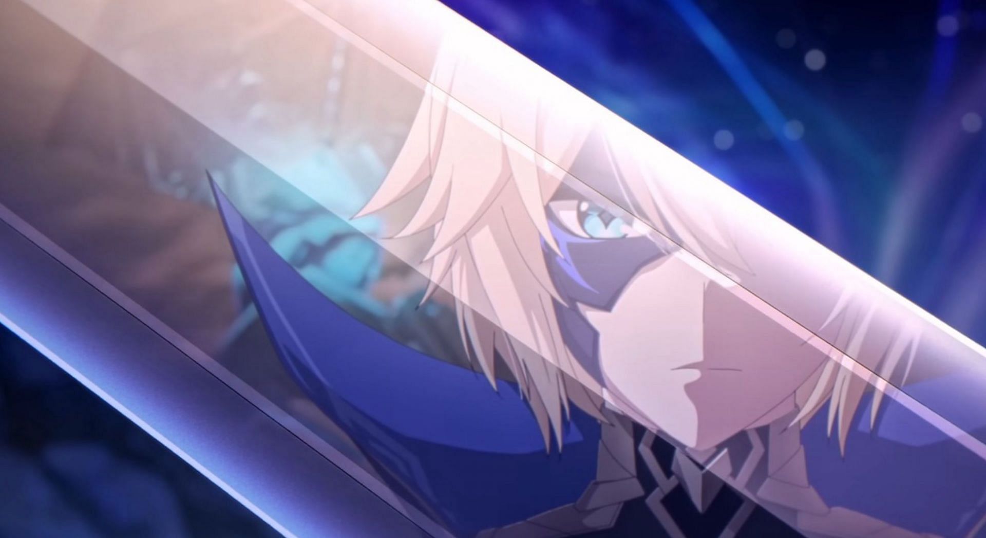 Dainsleif confronting Skirk (Image via HoYoverse)